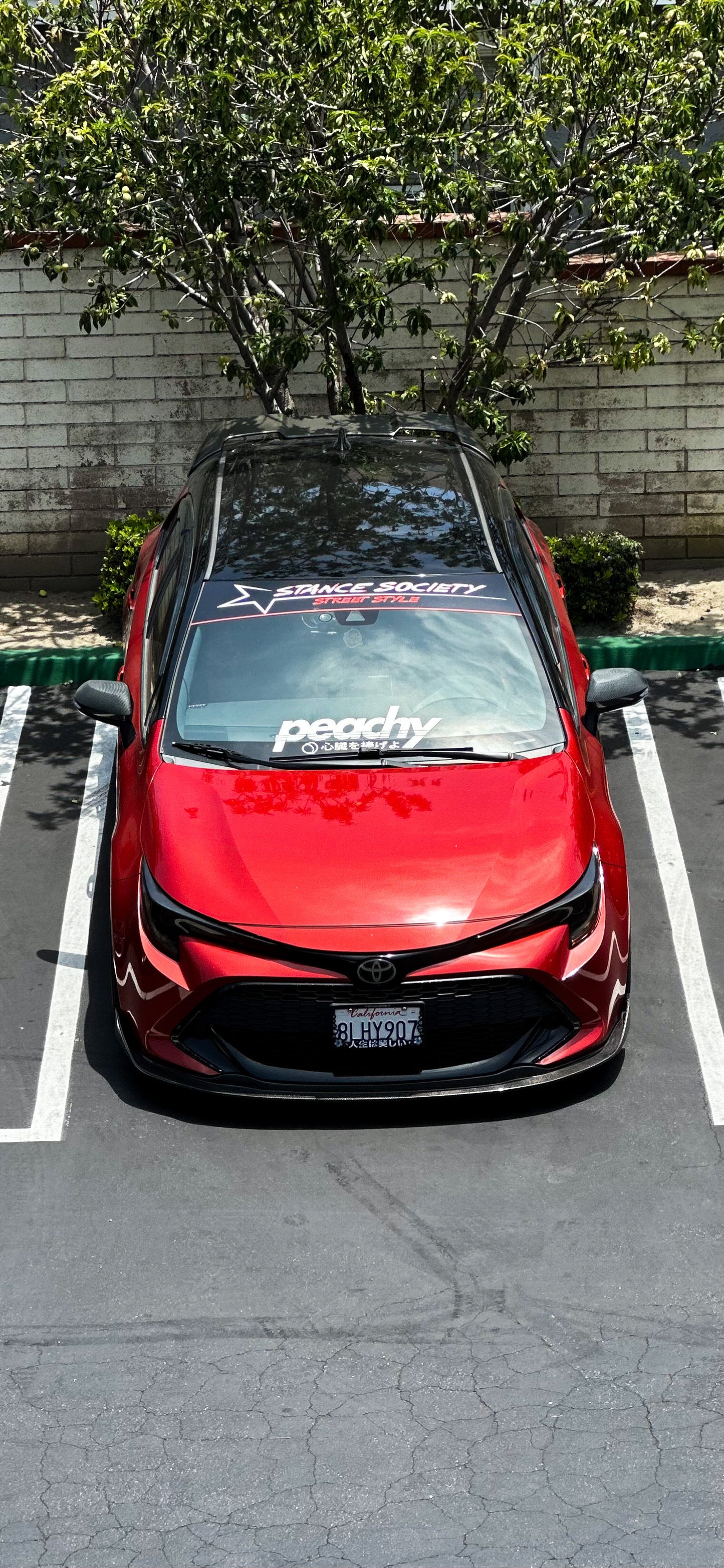 STICKERS - STANCE SOCIETY SUN BANNER