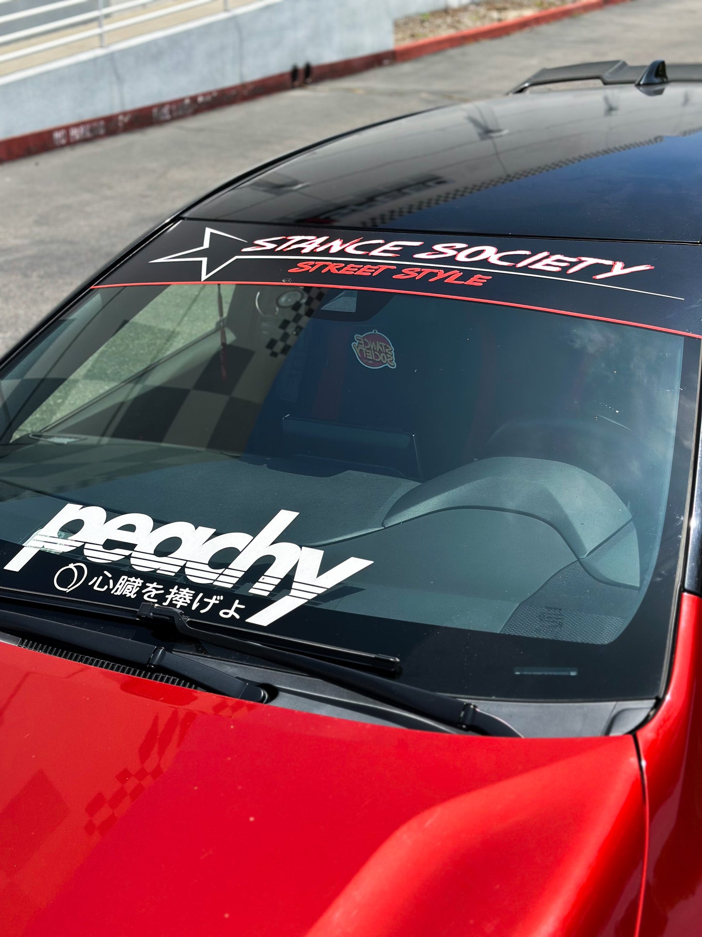 STICKERS - STANCE SOCIETY SUN BANNER