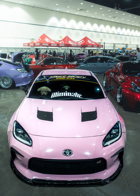 STICKERS - STANCE SOCIETY SUN BANNER