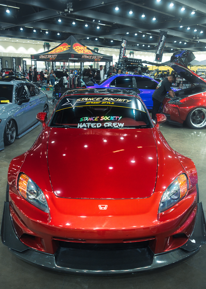 STICKERS - STANCE SOCIETY SUN BANNER