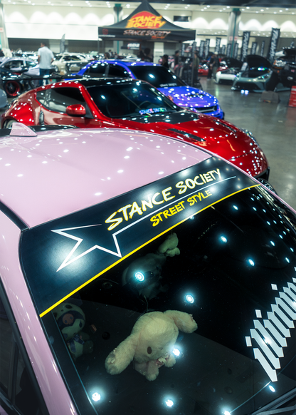 STICKERS - STANCE SOCIETY SUN BANNER